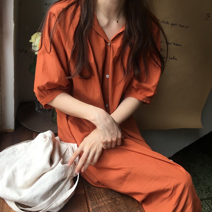 春夏のシャツワンピース ロングシャツ 無地 半袖 シャツ シャツワンピース ロング シャツワンピ 春夏 ゆったり マタニティー マキシワンピ 大きいサイズ マタニティ服 マキシ丈ワンピース 秋冬 薄手 激安商品