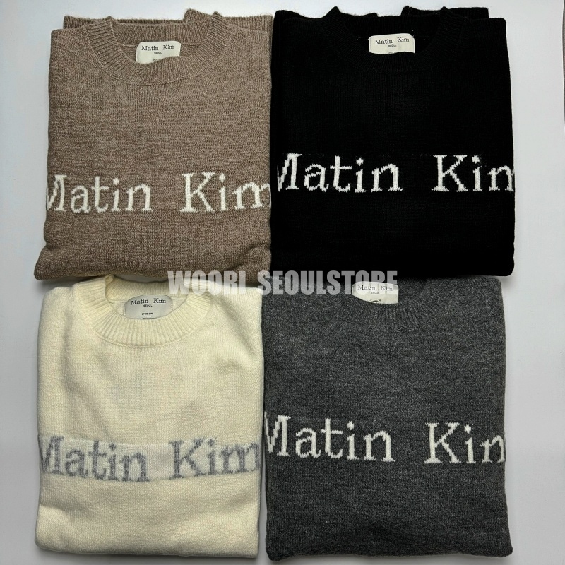 LINE POINT LOGO ニットプルオーバー 4色