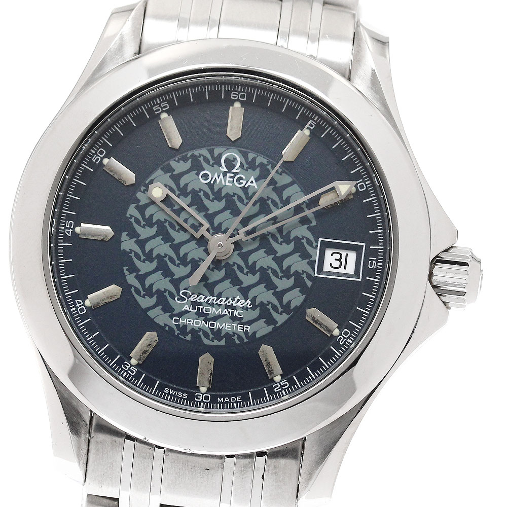オメガ OMEGA 2500.80 シーマスター120 ジャックマイヨール デイト 自動巻き メンズ _879118【中古】