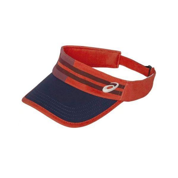 アシックス グラフィック バイザー(3043A095600) サンキャップ 3403913