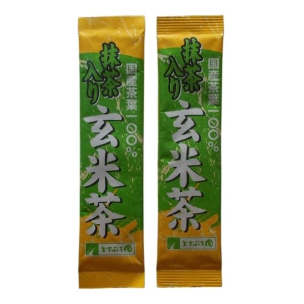 インスタント抹茶入り玄米茶　スティック　ますぶち園　0.6g　4000本【取り寄せ商品・即納不可・代引き不可・返品不可】