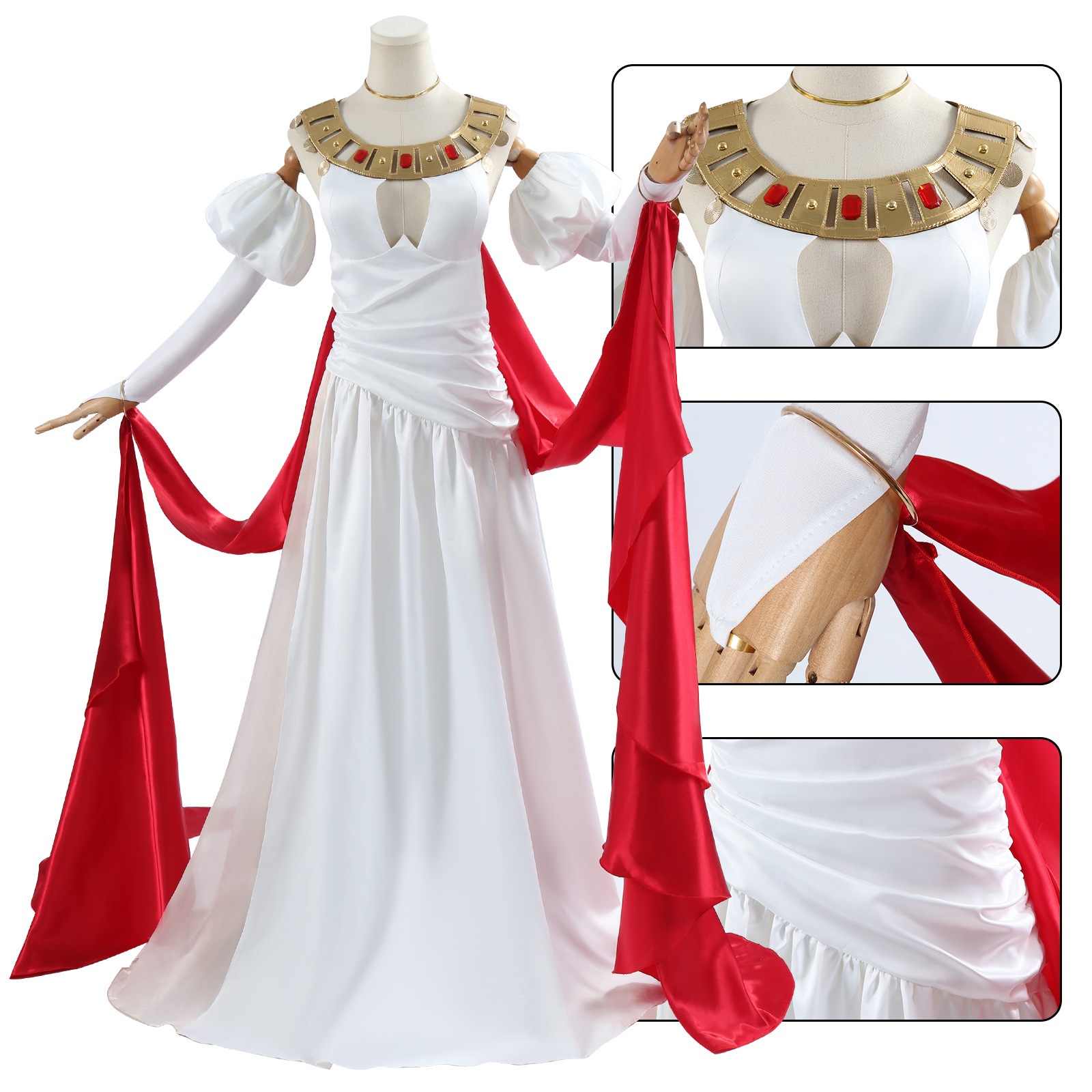 コスプレ 仮装Fgofateネロ礼装cos服saber英霊正装ゲームc衣装女二次元アニメ イベント用品 コスチューム