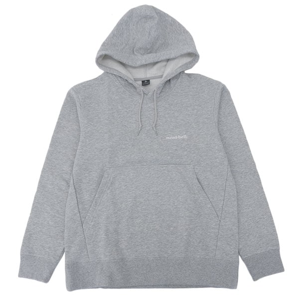 モンベル パーカー フーディ メンズ レディース コットン カンガルーポケット UVカット XL ライトグレー COTTON HOODIE RXL2104648HGY mont-bell