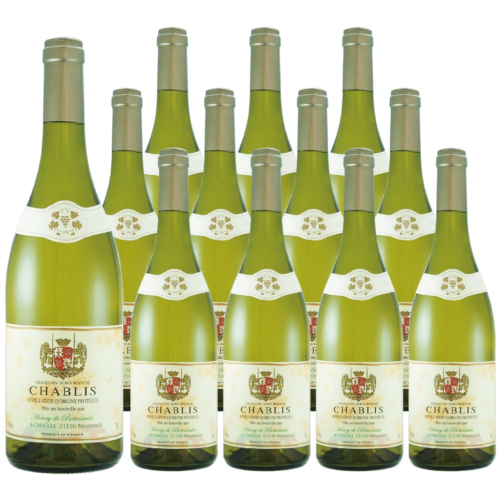 アンリ・ド・ブルソー シャブリ 2023 1BOX 12本入り 750ml / フランス 辛口 白ワイン Henry de Boursaulx Chablis