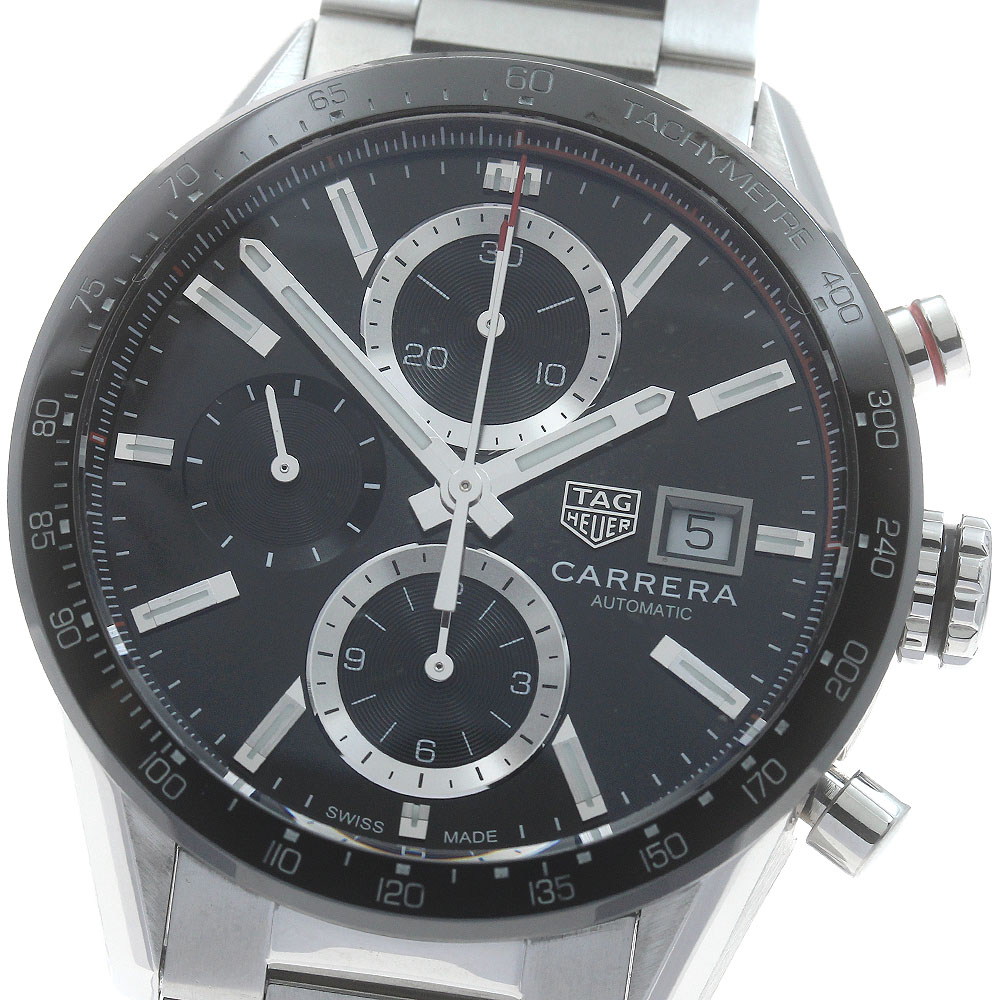 タグホイヤー TAG HEUER CBM2110-0 カレラ キャリバー16 クロノグラフ デイト 自動巻き メンズ _890691【中古】