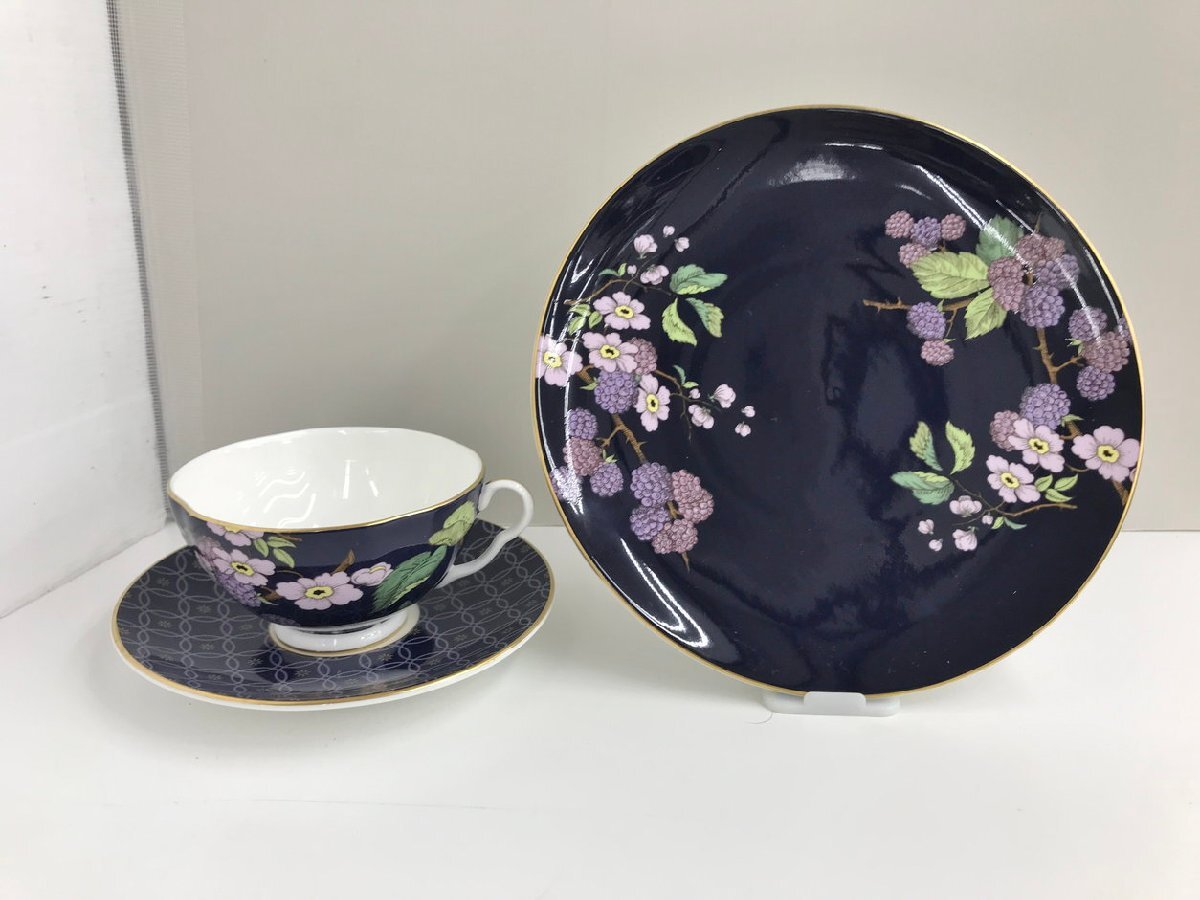 ウェッジウッド WEDGWOOD プレート＆カップ＆ソーサー THE GARDEN BlackBerry 箱付き ［静岡市］店頭併売品 未使用 2508LS928