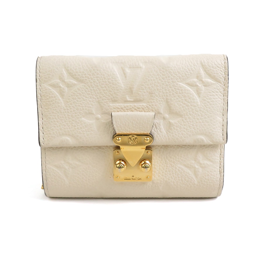 ルイ ヴィトン LOUIS VUITTON 二つ折り財布 モノグラム アンプラント モノグラムアンプラント クレーム レディース M81071 55846j