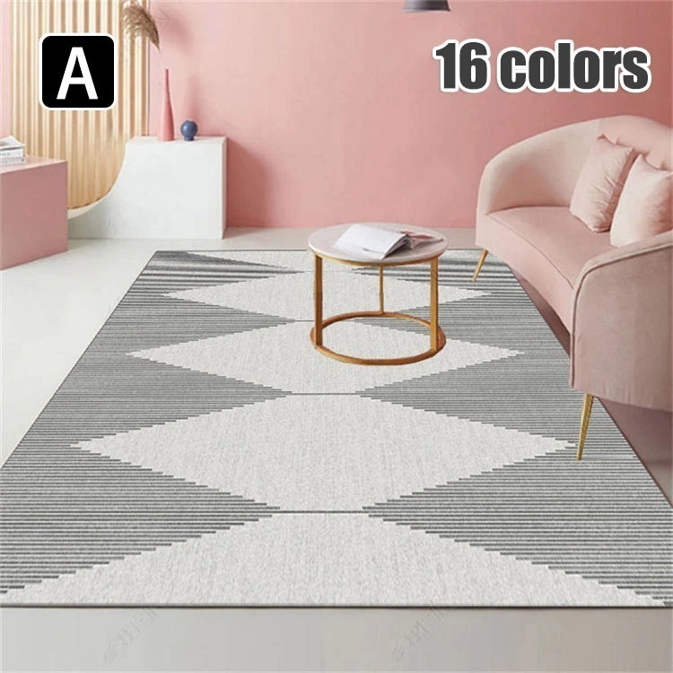 160&times 230CM 北欧風 大面積 タイルラグ 洗える ラグマット 滑り止め 玄関マット ラグラグ カーペット おしゃれ　オールシーズン ラグ ベッドルームリビングルームベッドルーム ラグ 4,622円