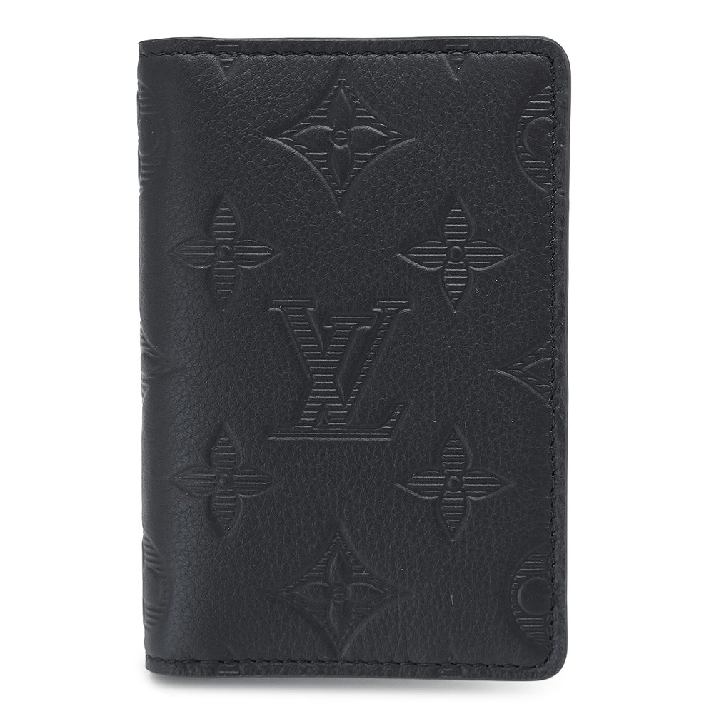 カードケース メンズ オーガナイザー ドゥ ポッシュ 名刺入れ モノグラム シャドウ レザー ブラック 黒 M62899