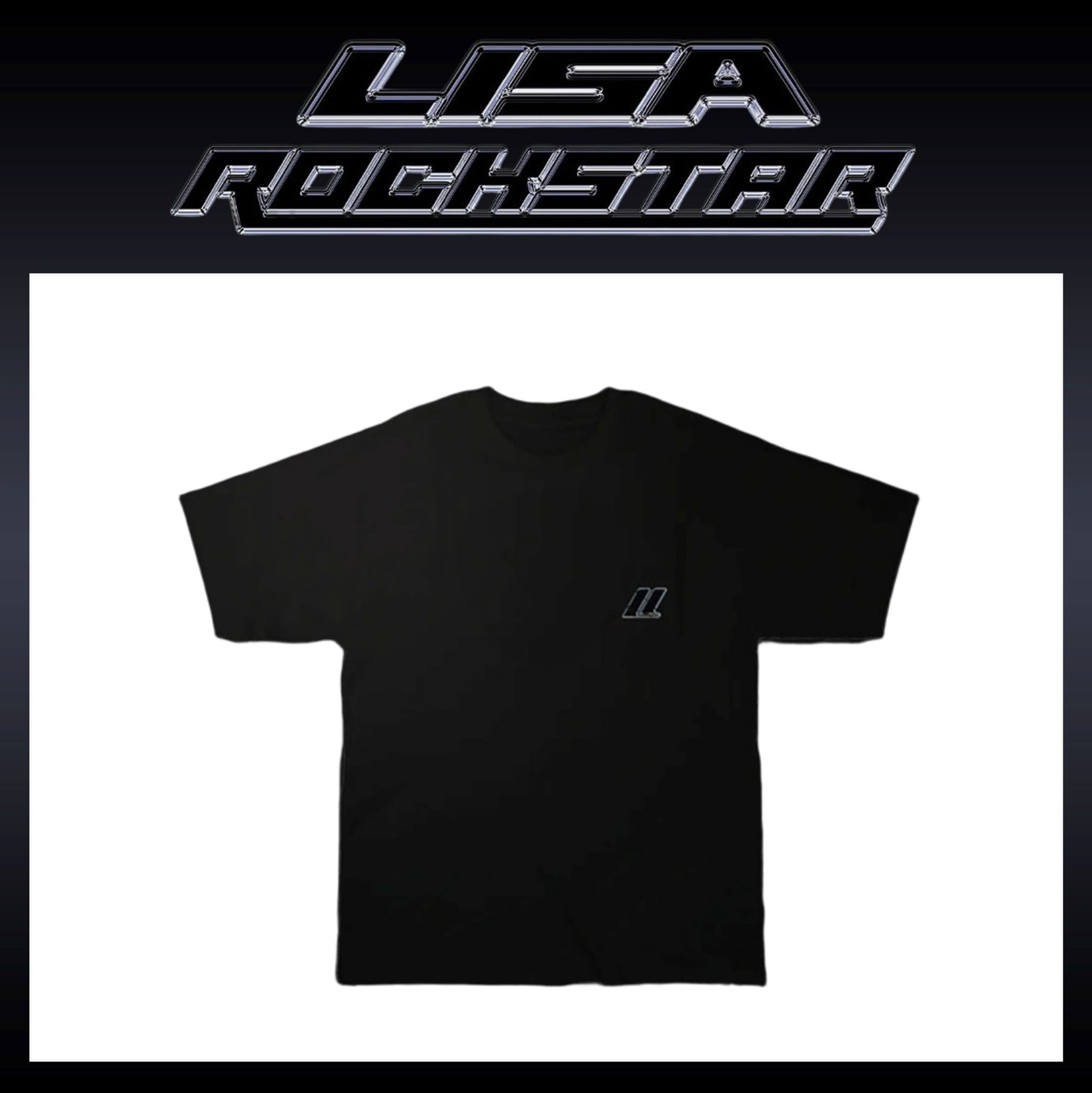 【国内発送】 【公式】 BLACKPINK 【 LOGO TEE 】 LISA ROCKSTAR POP-UP STORE IN SEOUL 公式MD