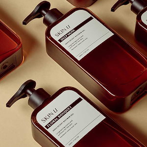 [SKIN U] 化粧水 残響が長持ちするシャワージェル500ml 1個+ローション80g 1個