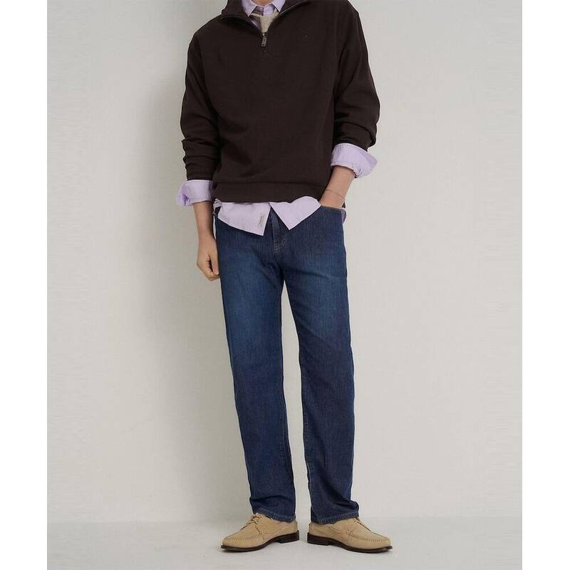 BEANPOLE MEN 夏用スタンダードフィットデニムパンツ ブルー BC6321C76P 363425
