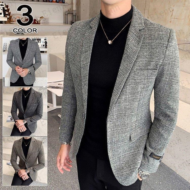 メガ割り 【本日限定】テーラードジャケット メンズ ビジネス フォーマル 通勤 結婚式 ブレザー カジュアル 披露宴 ライトアウター