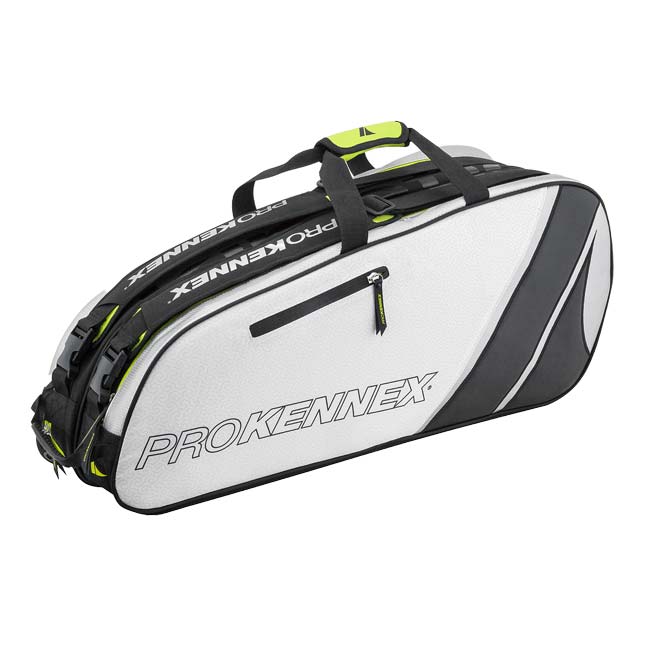 ６本収納 プロケネックス(ProKennex) TOUR Double Thermal ツアーダブル サーマルラケットバッグ テニスバッグ AYBG2302クールグレー×ブラック