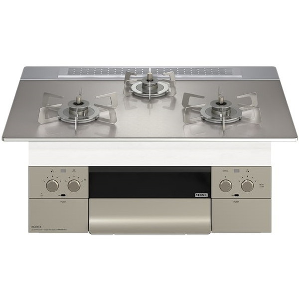 N3WU4PWASKSTESC-13A Orche FLAT [ビルトインガスコンロ (都市ガス用 3口 両側強火力 75cmタイプ)]