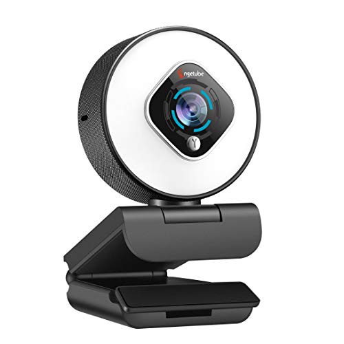 Angetube webカメラ HD 1080P 30FPS ストリーミング ウェブカメラ 2倍デジタルズーム PCカメラ 3レベルで調光 オートフォーカス 内蔵マイク ノイズリダクション フィルター