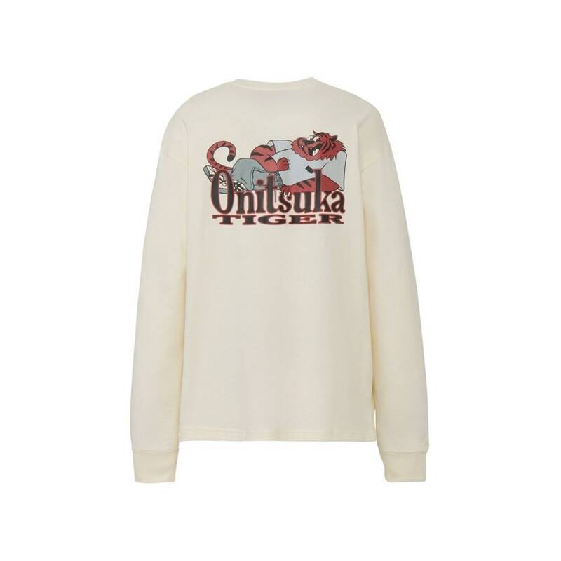 オニツカタイガー グラフィック長袖Tシャツ 2183B609700 498832
