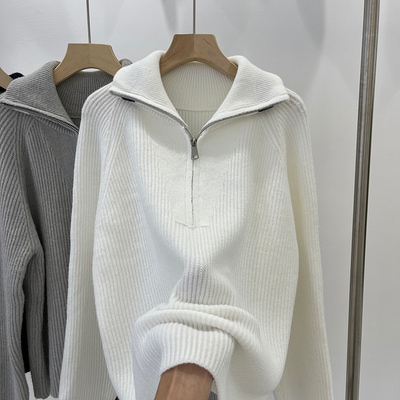 トップス カットソー ニットソー セーター 袖あり 長袖 ホワイト グレー ネイビー かわいい 大人可愛い きれいめ シンプル 大人 上品 おしゃれ 主役級 存在感 冬 10代 20代 30代 個性的