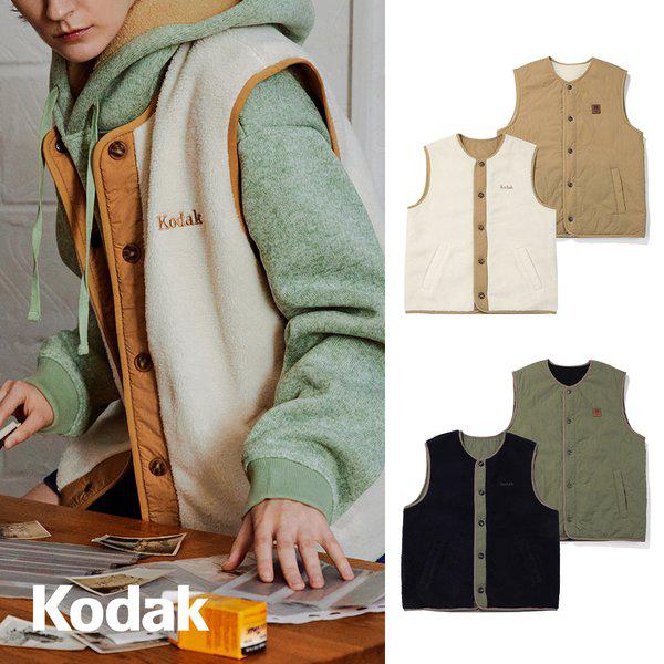 [公式]ブラウニーリバーシブルフリースジャケットベスト（2 COLOR）