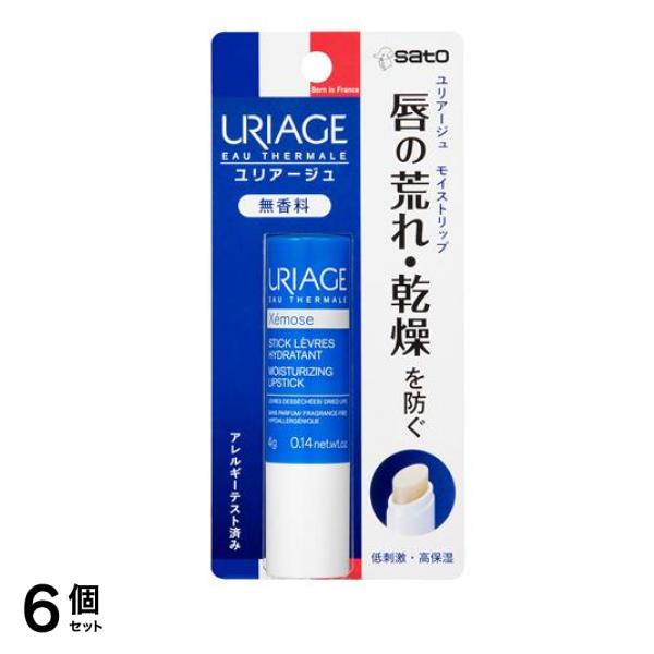 ユリアージュ モイストリップ 無香料 4g× 1本入 6個セット 4,344円