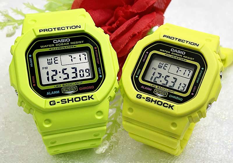 恋人たちのGショックペア G-SHOCK BABY-G ペアウォッチ gショック 人気 婚約　夫婦 高級　クリスマス プレゼント おすすめカシオ 2本セット DW-S5600EP-9JF GMD