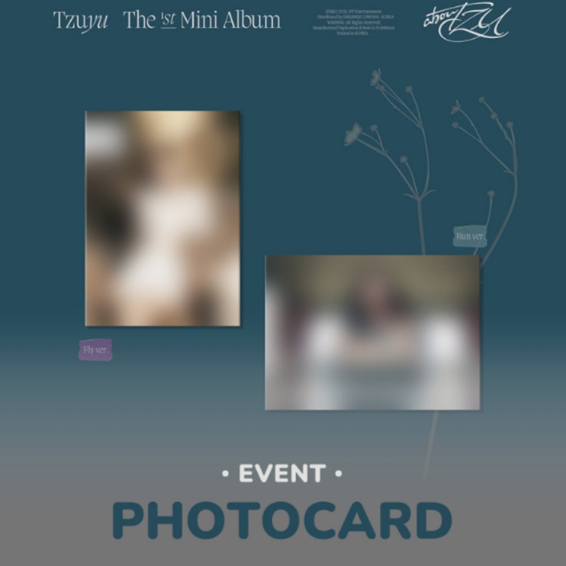 [PREORDER 4EA/1SET]TZUYU - abouTZU / The 1st Mini Album(NO ALBUM,ONLY PHOTOCARD)