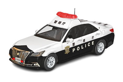 他サイト： アオシマ 1/32 楽プラ スナップキット No.01-PC トヨタ クラウン パトロールカー【67147】 プラモデル ABK 67147 ラクプラトヨタクラウンパトカーの商品画像