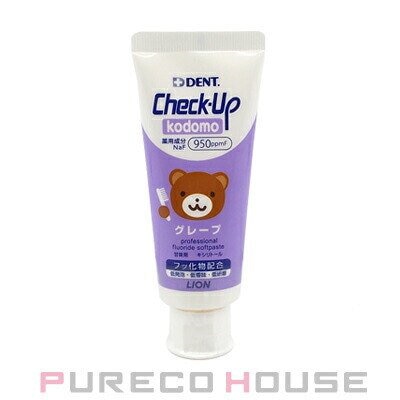 他サイト： ライオン デント チェックアップ コドモ (グレープ) 60gの商品画像