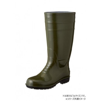 福山ゴム工業 長靴 ガロア 10 3L カーキ BB15200