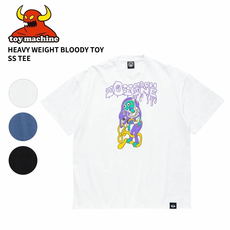 TOY MACHINE トイマシーン メンズ ヘビーウェイト 半袖Tシャツ HEAVY WEIGHT BLOODY TOY SS TEE TMPFST31