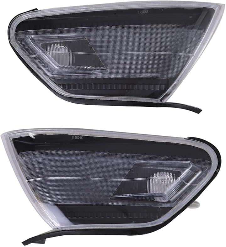 トヨタ 用 フロント コーナーレンズ 左右セット ウインカー ターンシグナル ライト コーナーランプ JZX100 GX100 マーク2 社外品 カスタム パーツ(スモークレンズ)