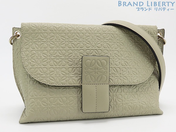 レアほぼ新品ロエベアベニューバッグチェーンショルダーバッグセミショルダーバッグベージュカーフレザー310.89.N49