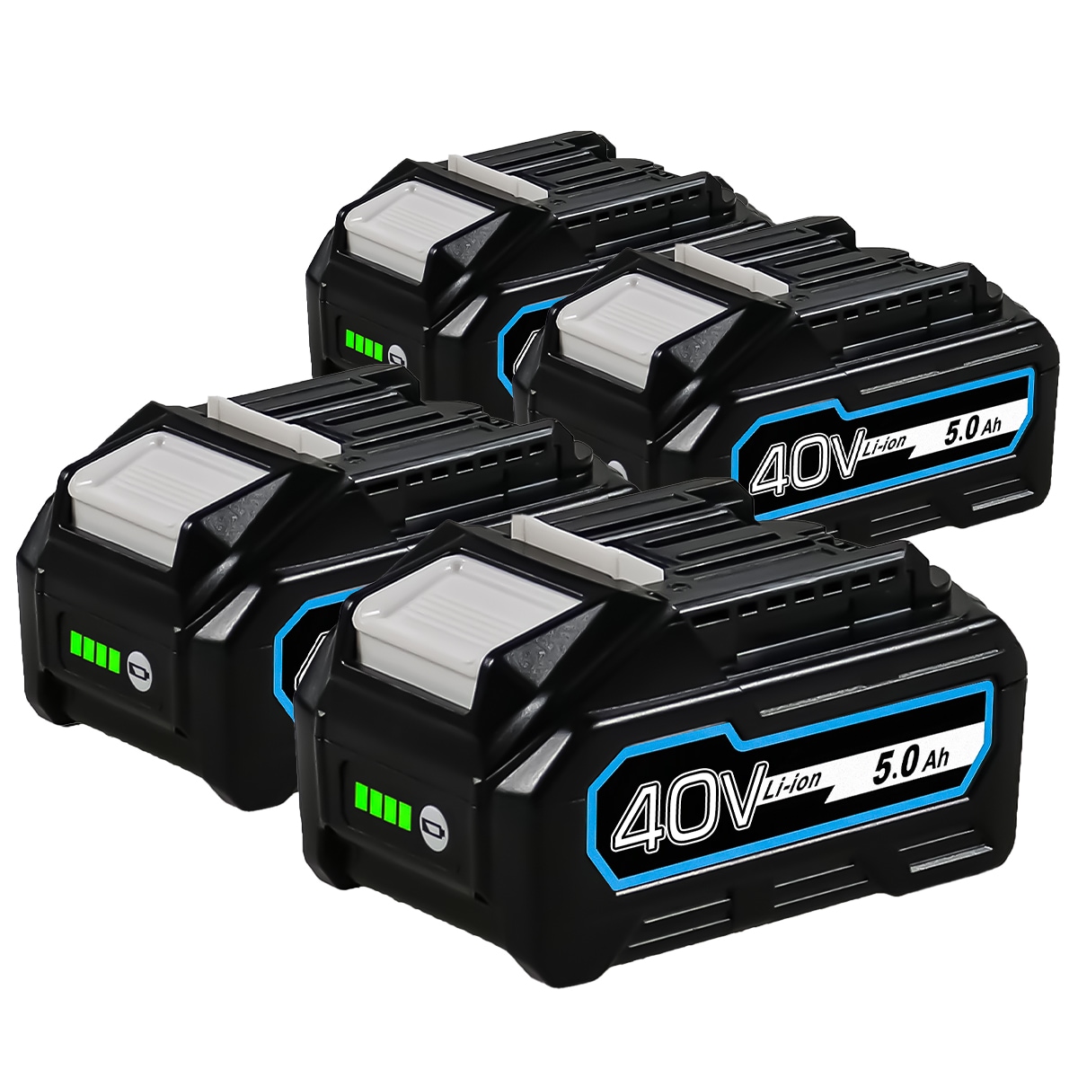 4個セット BL4050 40V 5.0Ah 互換 バッテリー 残容量表示付き BL4025 BL4040 BL4050F BL4060 BL4070 BL4080対応品