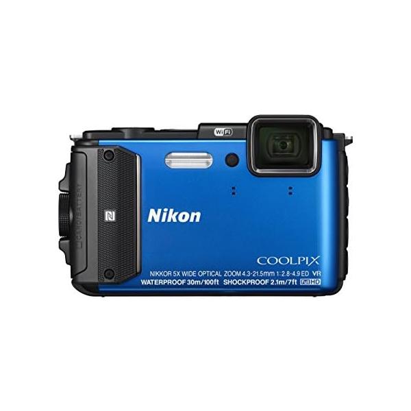 【中古】Nikon デジタルカメラ COOLPIX AW130 ブルー