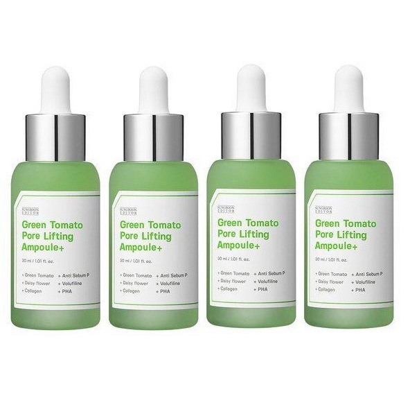 (120ml) 成分エディター グリーントマトポアリフティングアンプルプラス 30ml + 30ml + 30ml + 30ml