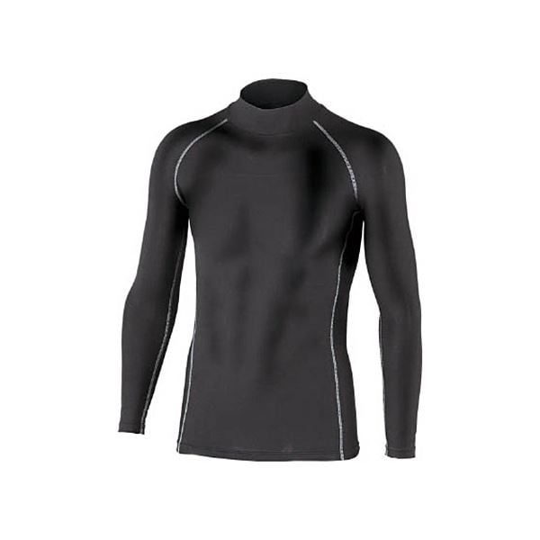 （まとめ）BTパワーストレッチ ハイネックシャツ ブラック LL 1枚[x3] 5,956円