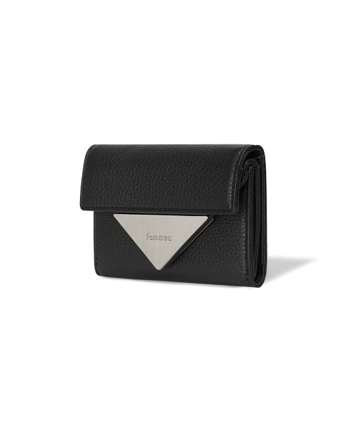 【FENNEC】 TRIANGLE DOCO WALLET - PEBBLE BLACK 財布 正規品