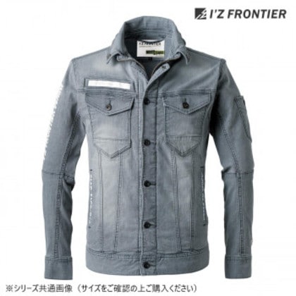アイズフロンティア 冷感デニムワークジャケット 23 スモークグレー L 7450