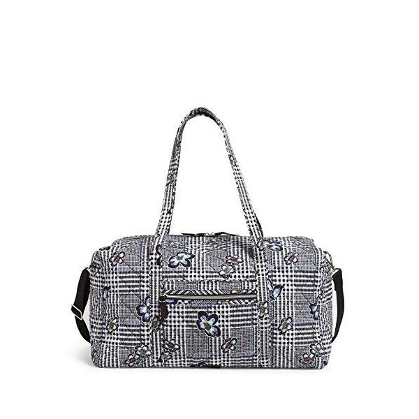 Vera Bradley Performance Twill Large Travel Duffle Bag， Bedford Plaid 並行輸入品