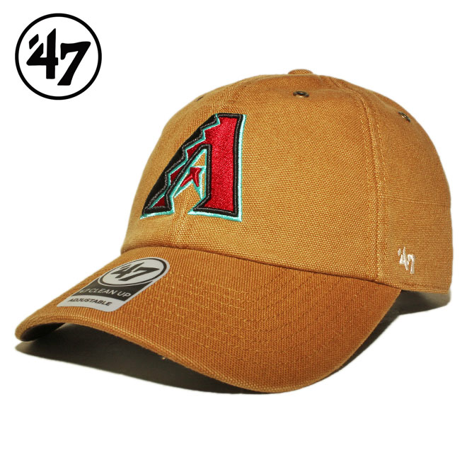 47ブランド カーハート コラボ キャップ 帽子 メンズ MLB アリゾナ ダイヤモンドバックス