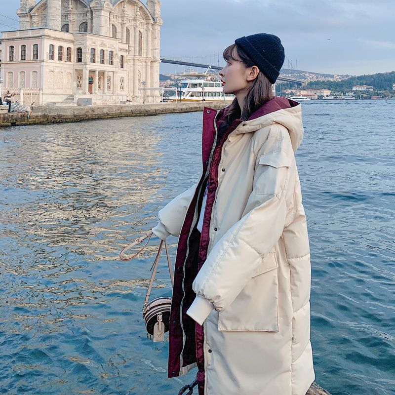 超人気コートレディースダウンコート中綿コートオーバーコートロング上着外套フードポケットアウトドア防寒服通勤お出掛け秋冬女子アウター