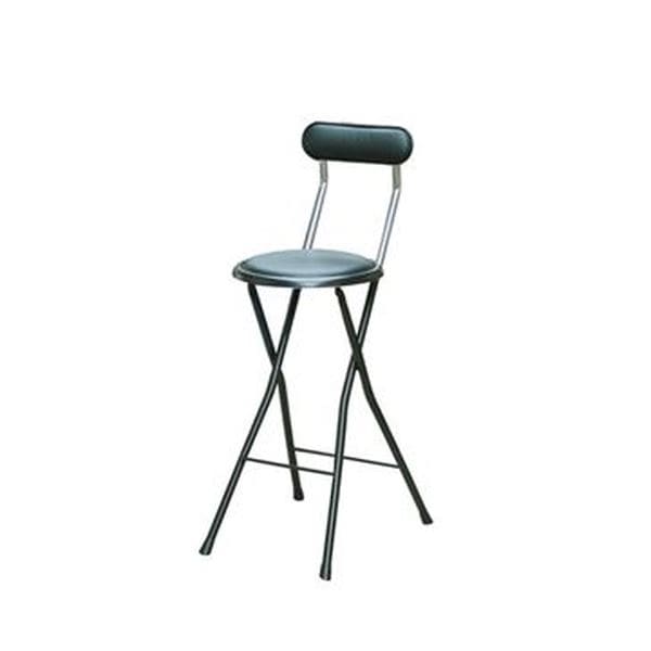 折りたたみ椅子 [1脚販売 ブラックxブラック] 幅36cm 日本製 スチールパイプ 11,091円