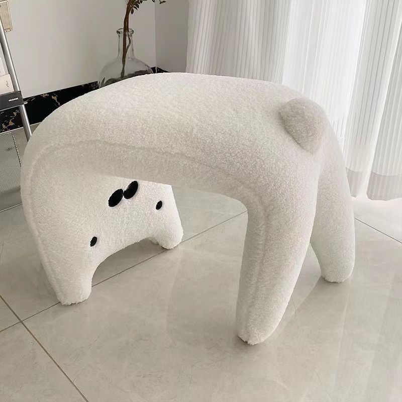 ins北欧家庭用矮いスツールエントランス入り口の人気のあるシューズ交換台化粧台爆発的な高い美しさ超柔らかいキャット