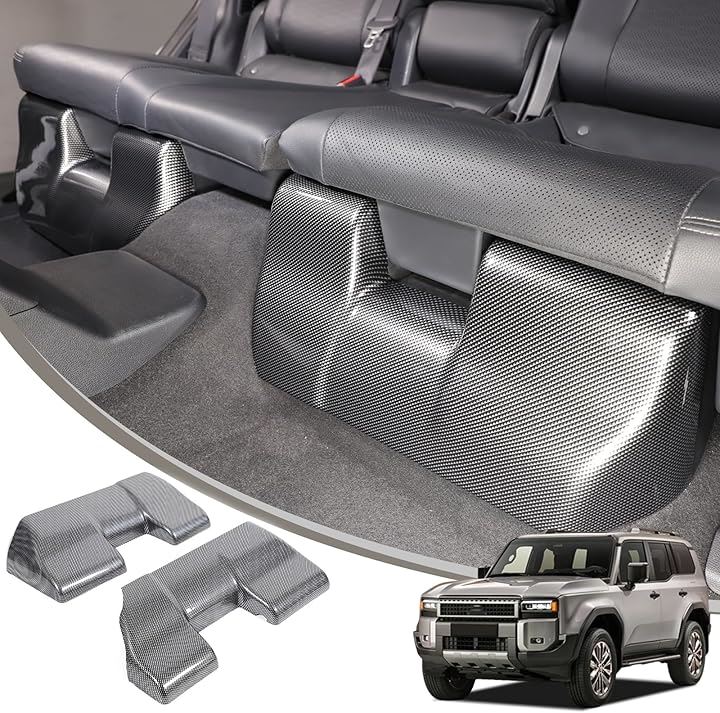 トヨタ ランドクルーザー250 ランクル250 専用 シートキックガード シートキックガードパネル バック マット アンチキックパッド 下部キックガード 後部座席下用 保護パネル ABS製 10,764円