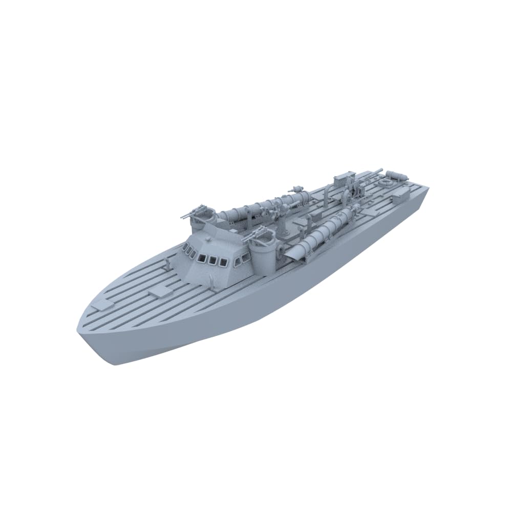 SSC72759-A 1/72 ミリタリーモデル イギリス PT-71級（ヒギンズ78フィート）魚雷艇 MTB422 喫水線バージョン セクショナルハル