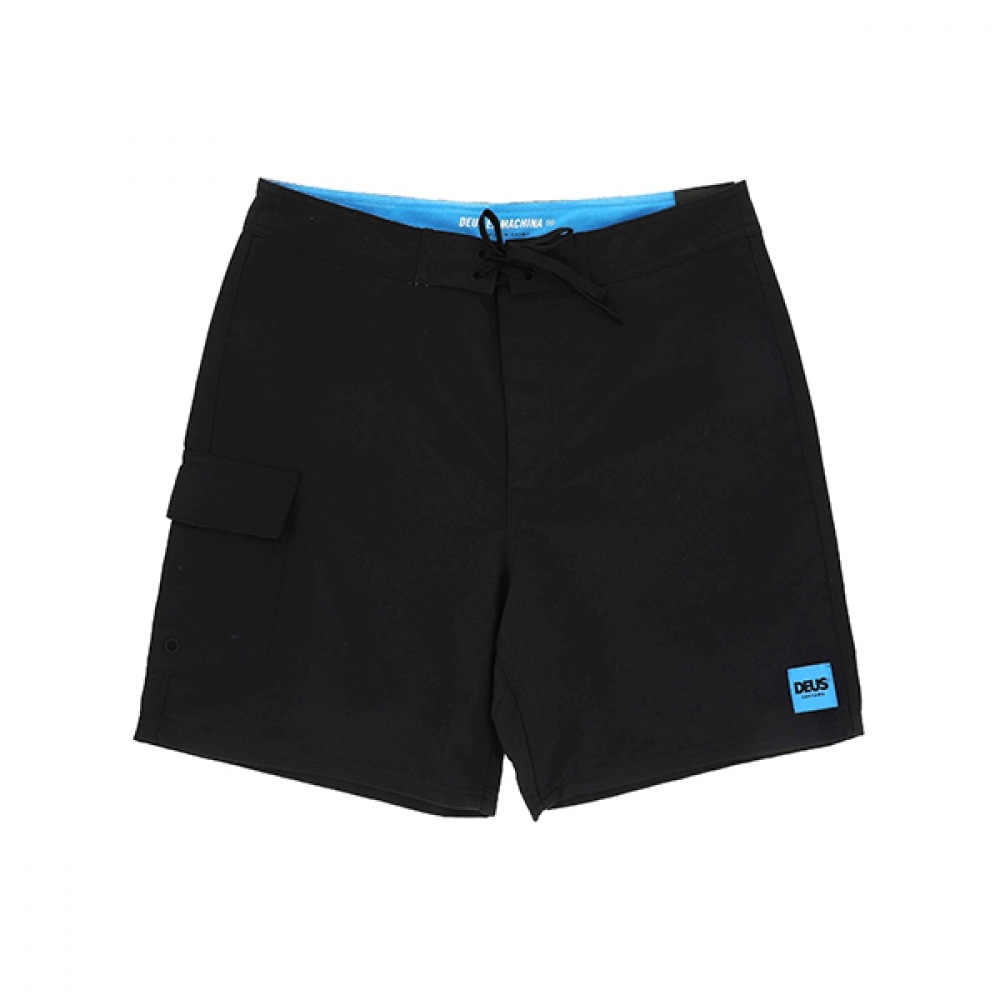 DEUS X MAKINA DMP242236A ブラックポケットボードショートポケットボードショーツメンズショーツ