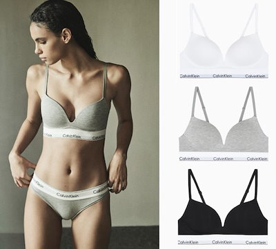 ブラジャー   Women's Modern Cotton AF Push-Up Bra QF7623ADP7 CK JEANS] Modern Cotton AF Push-Up Bra ☆大人気☆ (Calvin
