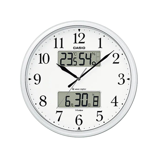 100％本物 CASIO時計 正規品 取寄品 カシオ 電波時計 アナログ ITM-660NJ-8JF 掛け時計 掛時計