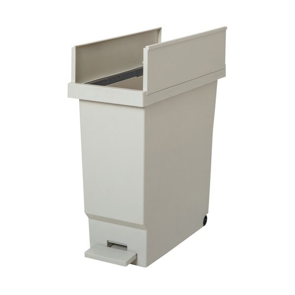 （まとめ） 平和工業 バタフライペダルペール 32Lミルクティーベージュ 1個 3セット