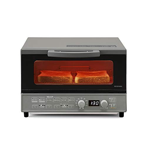 アイリスオーヤマ 正規品 新しいブランド トースター オーブントースター 4枚焼き 80230度 温度調節機能 1200W